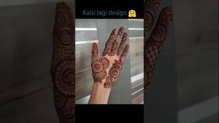 Front hand 🤚 mehndi design shortfeed viralvideo trending stylish mehndi design 😍👌 [upl. by Aiceled485]