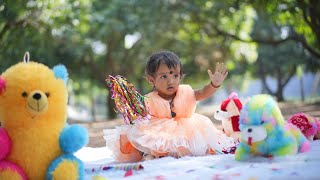 Aaradhya birthday first birthday shoot [upl. by Linskey543]