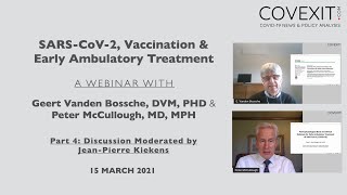 A Discussion with Geert Vanden Bossche DVM PHD amp Peter McCullough MD MPH [upl. by Yart]