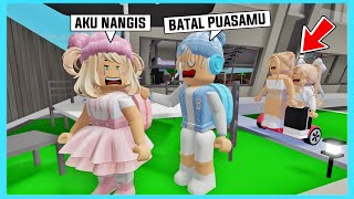 Adiku Batal Puasa Karna Menangis Di Roblox Brookhaven ft Shasyaalala [upl. by Elvera]