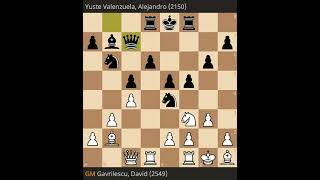 David Gavrilescu vs Alejandro Yuste Round 1 Fischer Random Chess Championship [upl. by Nnyleahs]