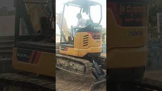 LiuGong 9027FZTS Mini Excavator Loading into a Tractor trailor liugong kubotaU30S Zaxis33U Sany [upl. by Carny]