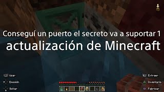 Conseguir un portal abajo de un portal en Minecraft [upl. by Mcfadden]