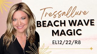 BEACH WAVE MAGIC Wig Review  EL1222R8  Tressallure [upl. by Hillel]