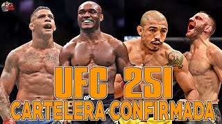 UFC 251 CARTELERA CONFIRMADA  Cormier vs Miocic 3 también CONFIRMADA [upl. by Gnehc]