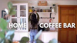 Building my Dream Coffee Bar  cozy IKEA hack farmhouse vibes [upl. by Euqinamod]