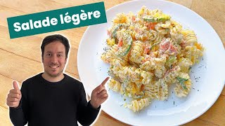 Salade de pâtes et sa sauce légère  Recette facile et rapide [upl. by Leizahaj]