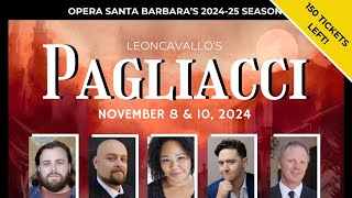 Sneak Peek first singthrough of PAGLIACCI at Opera Santa Barbara [upl. by Whitaker]