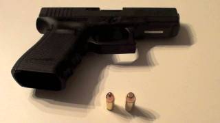 Glock 23 Gen4 load unload field strip shooting [upl. by Enirrok]