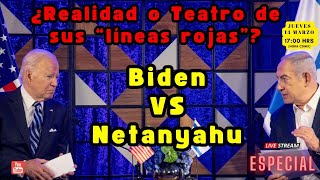 Biden VS Netanyahu ¿Realidad o Teatro de sus “ líneas rojas”  Radar Geopolítico  Alfredo Jalife [upl. by Hiamerej637]