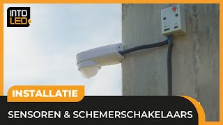 Koppel een buitenlamp aan een SCHEMERSCHAKELAAR en BEWEGINGSSENSOR [upl. by Standish117]