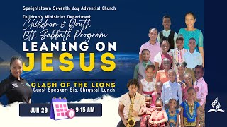 Leaning on Jesus I Sabbath Celebration I Speightstown SDA Church I 6292024 [upl. by Anielram]