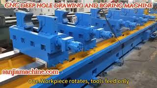 CNC deep hole drawing and boring machine has entered the final assembly stage before shipment [upl. by Yme729]