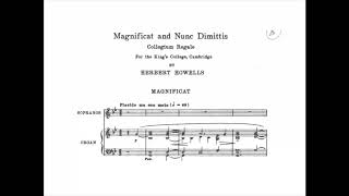 Herbert Howells  Magnificat Collegium Regale with Score [upl. by Bakeman]