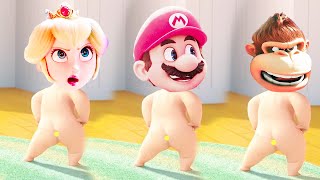 The Super Mario Bros x Baby Boss  Dance Monkey cute funny baby [upl. by Heid]