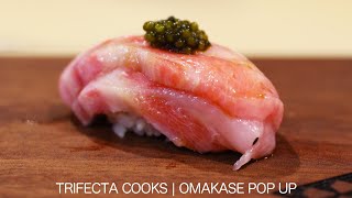 This 13 Course Exclusive Sushi Omakase PopUp is So Fun  Trifecta Cooks [upl. by Engis]