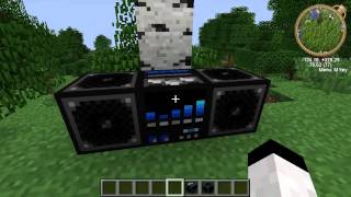 Minecraft Mody 132  Boom Box Mod [upl. by Nylyram164]