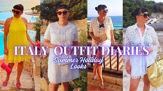 ITALY OUTFIT DIARIES SUMMER HOLIDAY LOOKS 2024  CLARA SALGUEIRO [upl. by Soigroeg]