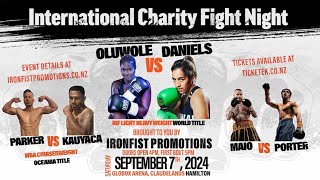 INTERNATIONAL CHARITY FIGHT NIGHT PRESS CONFERENCE  IRONFIST PROMOTIONS [upl. by Berns]