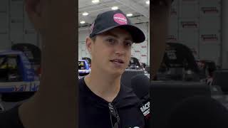 Zane Smith looking back at his rookie year during Fan Day racing nascar [upl. by Care]