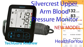 Silvercrest Upper Arm Blood Pressure Monitor SBM 70 TESTING [upl. by Aztirak243]