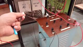 Expt5 Open and Short circuit Test of a single phase Transformer  ET lab part of EN19003 [upl. by Nerty10]