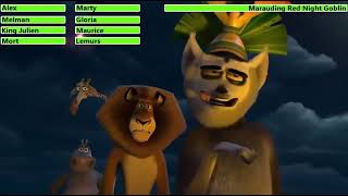 Merry Madagascar 2009 Opening Scene with healthbars [upl. by Ybbor217]