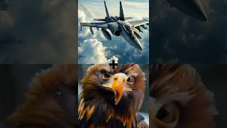 Unbelievable Eagle Meets Fighter Jet The Ultimate Sky Showdown [upl. by Teragram]