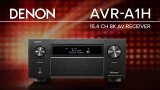 Denon AVRA1H The 70lb BEAST Flagship Home Theater Receiver w 15 Channels amp 4 Sub Outs 🤯 [upl. by Alysia]