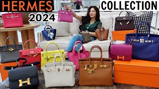 MOST amp LEAST USED  REGRET  REVIEW  FIRST TIME SHARING MY HERMES HANDBAG COLLECTION 2024  CHARIS [upl. by Ddarb]