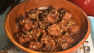 Saikoro Beef Cubes Recipe  Steak salpicao [upl. by Alletneuq313]