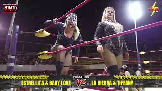 Estrellita amp Baby Love VS Tifanny amp La Hiedra  Promociones Cantú  Lunes 4 Noviembre 2024 [upl. by Letnahs]