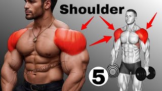 Top 5 Dumbbell Shoulder Workouts for Bigger Stronger Shoulders [upl. by Ahsetel]