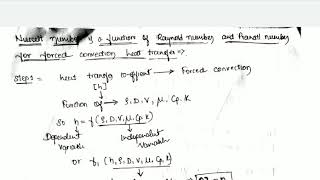 HT Module4 Forced convection heat transfer using dimensional analysis by Prof Manish Nayak [upl. by Huppert875]