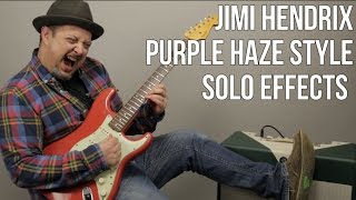 Jimi Hendrix Purple Haze Guitar Solo TONE with Basic Effects Pedals [upl. by Rennob]