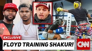 BREAKING Floyd Mayweather TRAINING Shakur Stevenson For Gervonta Davis FIGHT [upl. by Vidal670]