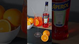 Aperol Spritz Rezept  Sommer Cocktail 🍊 shorts [upl. by Prosper828]