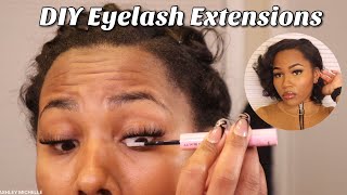 How To Apply Eyelash Cluster Extensions  Veyes Beauty Eyelashes Review [upl. by Foote]