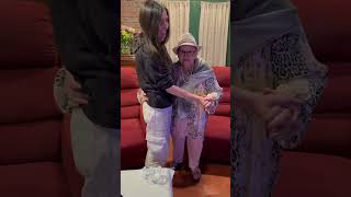 Nonna’s Giuseppina dancing with Suezanna on her 94th Birthday [upl. by Ferrick156]