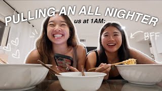 PULLING AN ALL NIGHTER WITH MY BEST FRIEND PT2 [upl. by Aicad786]