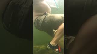 Scuba Diving Underwater Alligator Prank [upl. by Aihsenal335]