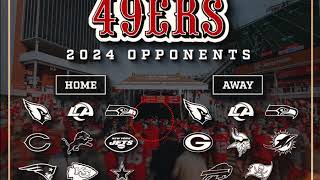 San Francisco 49ers 2024 Schedule Sneak Peek [upl. by Felicle]