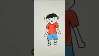 Boy  Drawing  Kids youtubeshorts shorts [upl. by Aland]