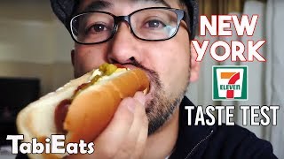 Japanese Trying 711 Food in New York [upl. by Gargan]