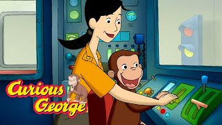 George Drives a Train 🐵 Curious George 🐵 Kids Cartoon 🐵 Kids Movies [upl. by Noiz690]