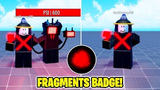 How to get FRAGMENTS BADGE  NEW AUTHOR in SUPER BOX SIEGE DEFENSE ROBLOX [upl. by Eelannej]