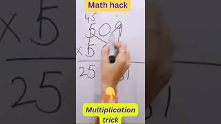 Multiple trick Mathematicstricks Maths hack Study education StudyingSTUDY ABOUT MATHEMATICS505 [upl. by Antonina]