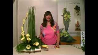 Contemporary Flower Arranging Lesson  Hedging [upl. by Alexander281]