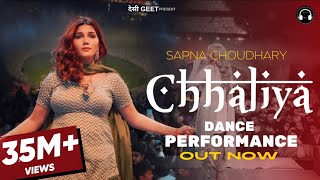 Chhaliya  Sapna Choudhary Dance Performance  New Haryanvi Songs Haryanavi 2024 [upl. by Anaiq]