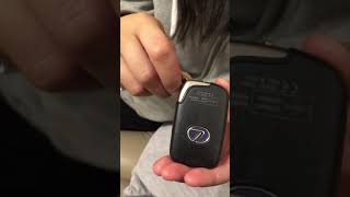 Lexus smart key battery change 2018 UK [upl. by Warrin73]